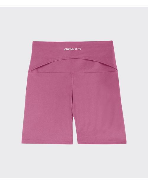 Shorts Feminino Bolso Costas Em Malha Com Proteção UV50+ Enfim