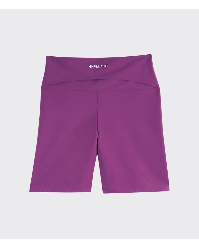 Shorts Feminino Plus Size Bolso Costas Malha Proteção UV50+ - ENFIM