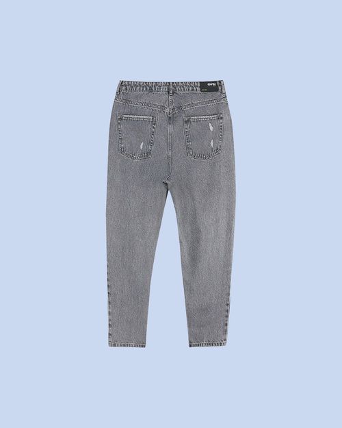 Calça Mom Jeans Feminina Com Puídos Em 100% Algodão - ENFIM