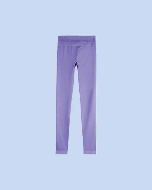 Calça Legging Feminina Cós Alto Seamless Em Poliamida - ENFIM