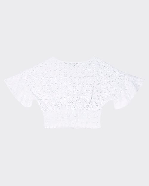 Blusa Transpassada Feminina Em Malha Laise - ENFIM
