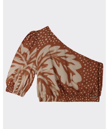 Blusa Cropped Feminina Em Viscose - ENFIM