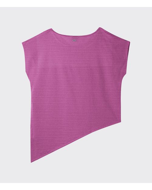 Blusa Feminina Barra Assimétrica Em Malha Air - ENFIM