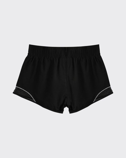 Shorts Runner Feminino Recorte Lateral Em Tafetá - ENFIM