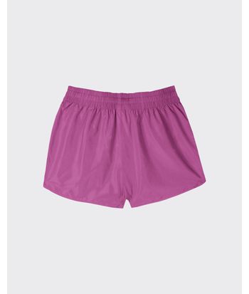 Shorts Feminino Barra Arredondada Em Tafetá - ENFIM
