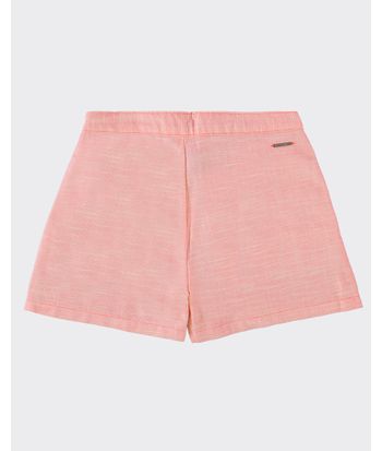 Shorts Feminino Alfaiataria Recorte Frontal Em Algodão - ENFIM