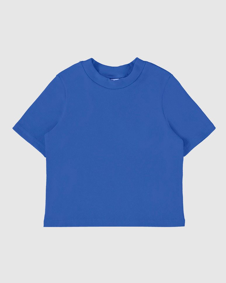 Blusa Infantil Menina Cropped Em Ribana Malwee Kids