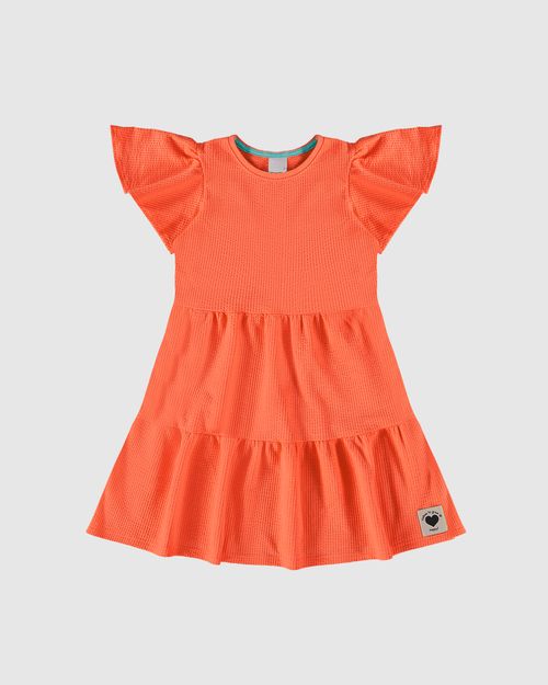 Vestido Infantil Marias Manga Godê Malwee Kids