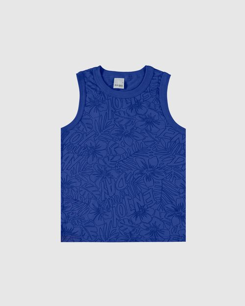 Regata Infantil Menino Estampada Em Algodão Malwee Kids