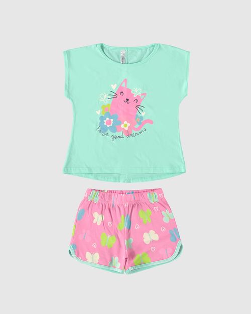Pijama Infantil Menina Have Good Dreams Em Algodão Malwee Kids