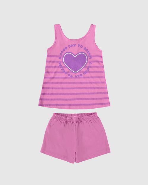 Pijama Infantil Menina A Good Day To Dream Em Algodão Malwee Kids