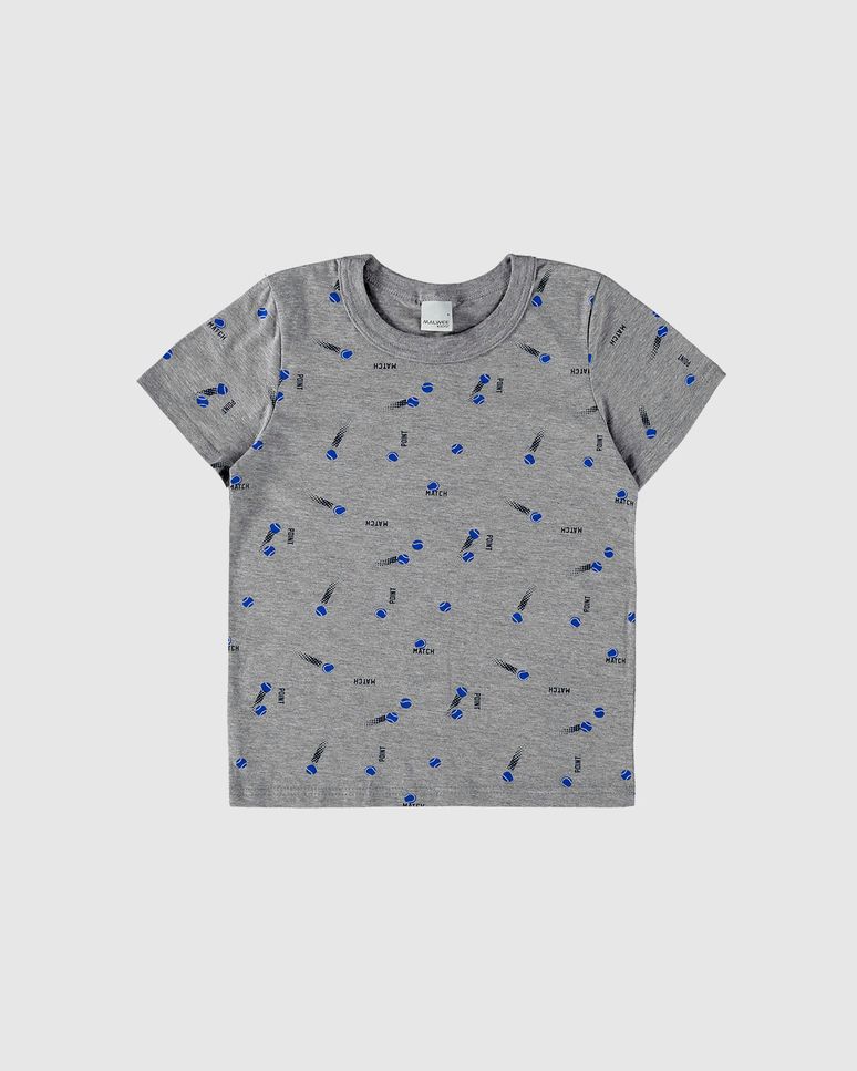 Camiseta Infantil Menino Estampada Em Algodão Malwee Kids
