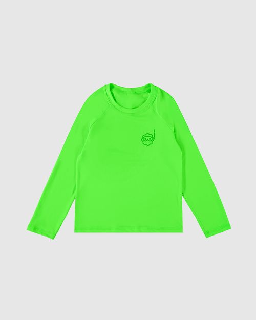 Camiseta Praia Infantil Unissex Manga Longa Malha UV50+ Malwee Kids
