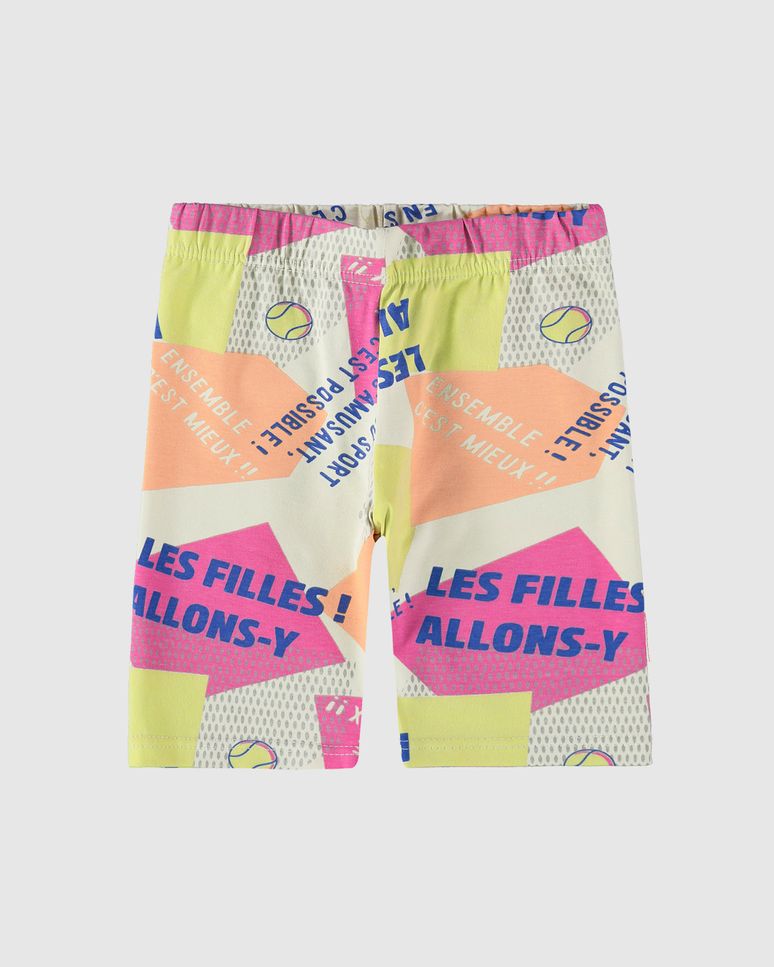 Bermuda Infantil Menina Estampada Em Algodão Malwee Kids