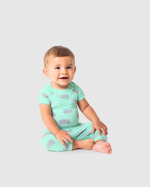 Kit 3 Calças Infantis Unissex Estampada Em Algodão Malwee Kids