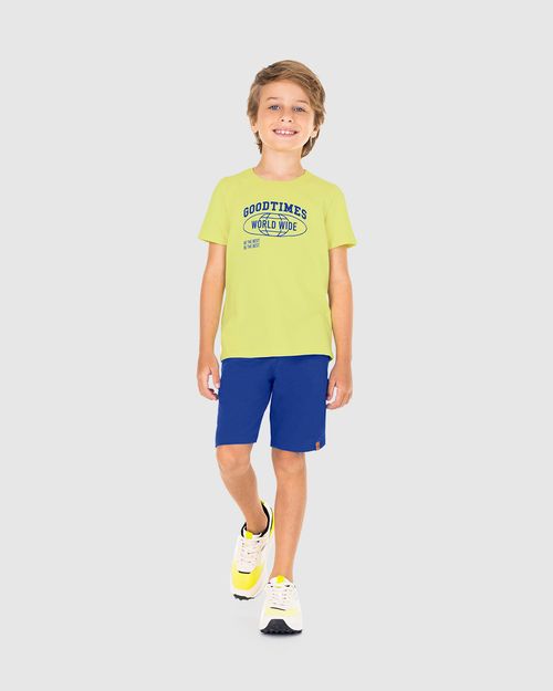 Conjunto Infantil Menino Good Times Em Algodão Malwee Kids