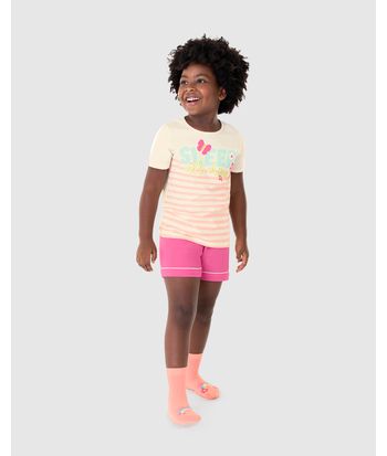 Pijama Infantil Menina Sleep All Day Em Algodão Malwee Kids