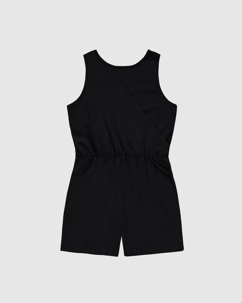 Macaquinho Menina Acinturado Em Viscolinho Malwee Kids