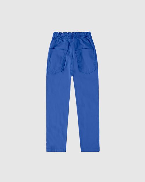 Calça Infantil Menina Slouchy Cintura Média Em Sarja Malwee Kids