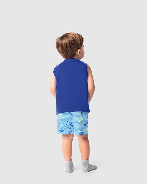 Pijama Infantil Menino Sleeping Em Algodão Malwee Kids