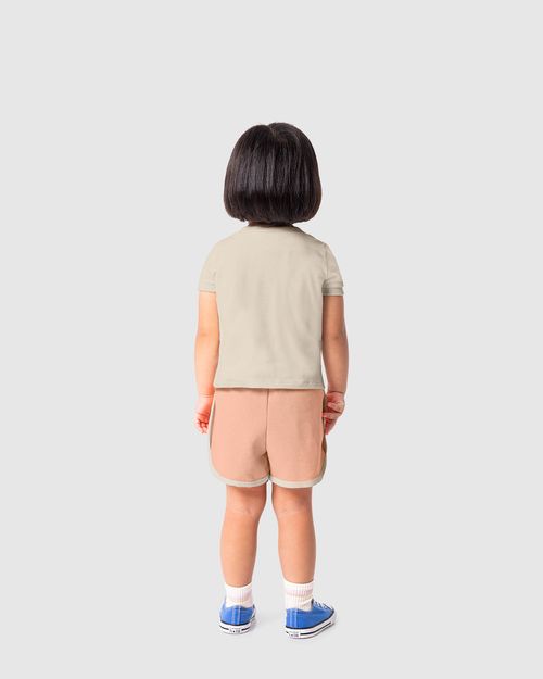 Conjunto Infantil Menina Estampa Com Aplique Em Algodão Malwee Kids