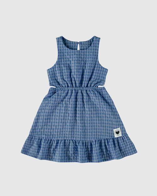 Vestido Infantil Rodado Com Detalhe Vazado Malwee Kids