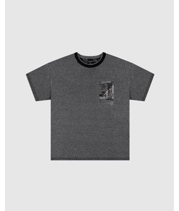 Camiseta Menino Estampa Peitoral Em Malha Rajada Malwee Kids