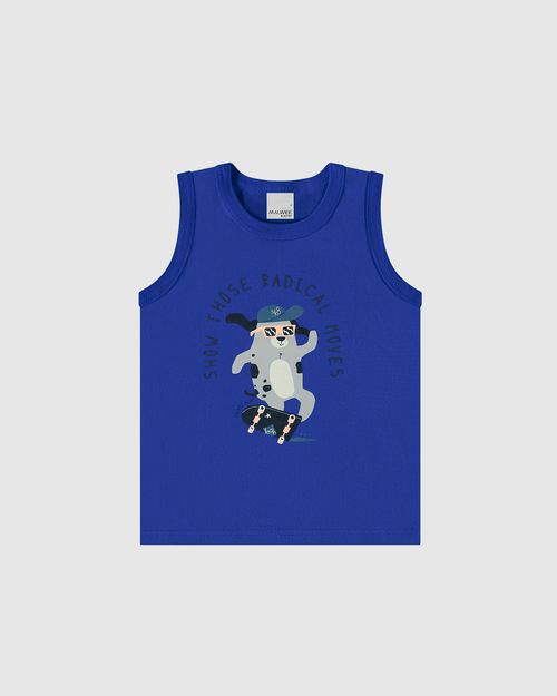 Regata Infantil Menino Show Those Radical Moves Em Algodão Malwee Kids