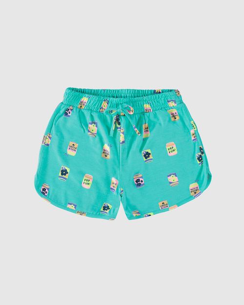 Shorts Infantil Menina Latinhas Em Algodão Malwee Kids