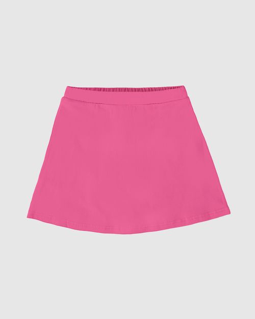 Saia Shorts Infantil Menina Cós Elástico Em Algodão Malwee Kids