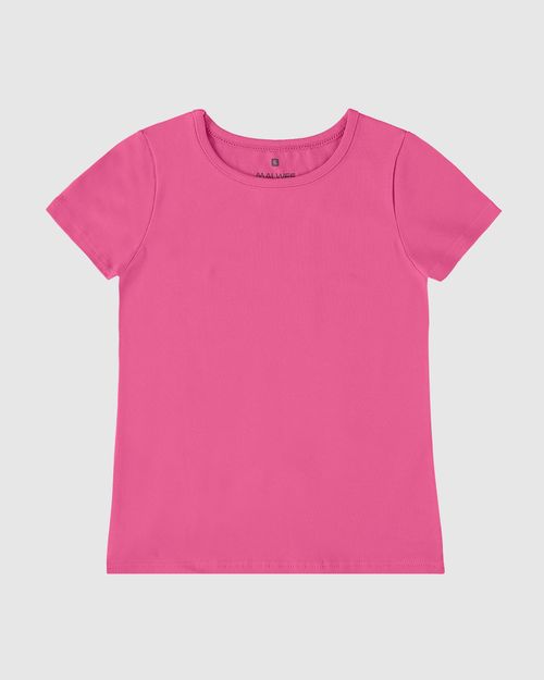 Blusa Infantil Menina Decote Redondo Em Algodão Malwee Kids