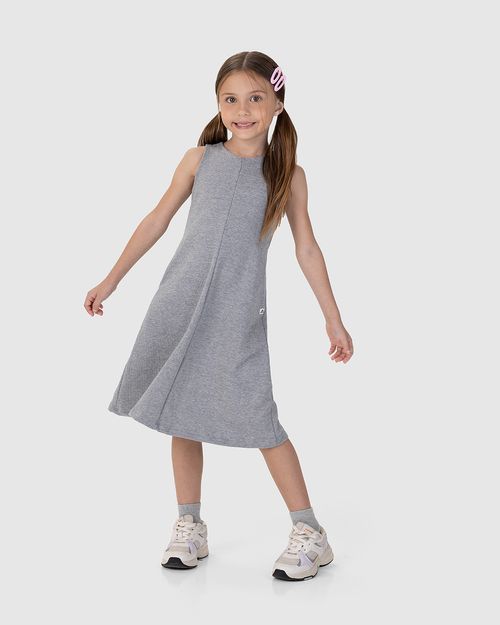 Vestido Infantil Midi Moletom Fio Do Futuro Malwee Kids