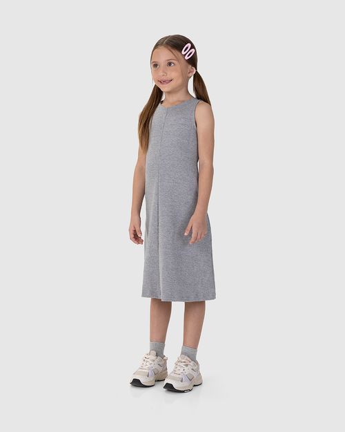 Vestido Infantil Midi Moletom Fio Do Futuro Malwee Kids