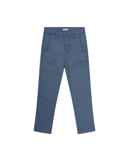 Calça Menino Chino Cintura Média Em Sarja Com Elastano - Carinhoso