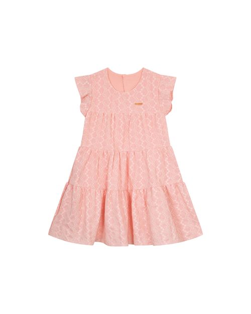 Vestido Menina Marias Em Laise Algodão - Carinhoso
