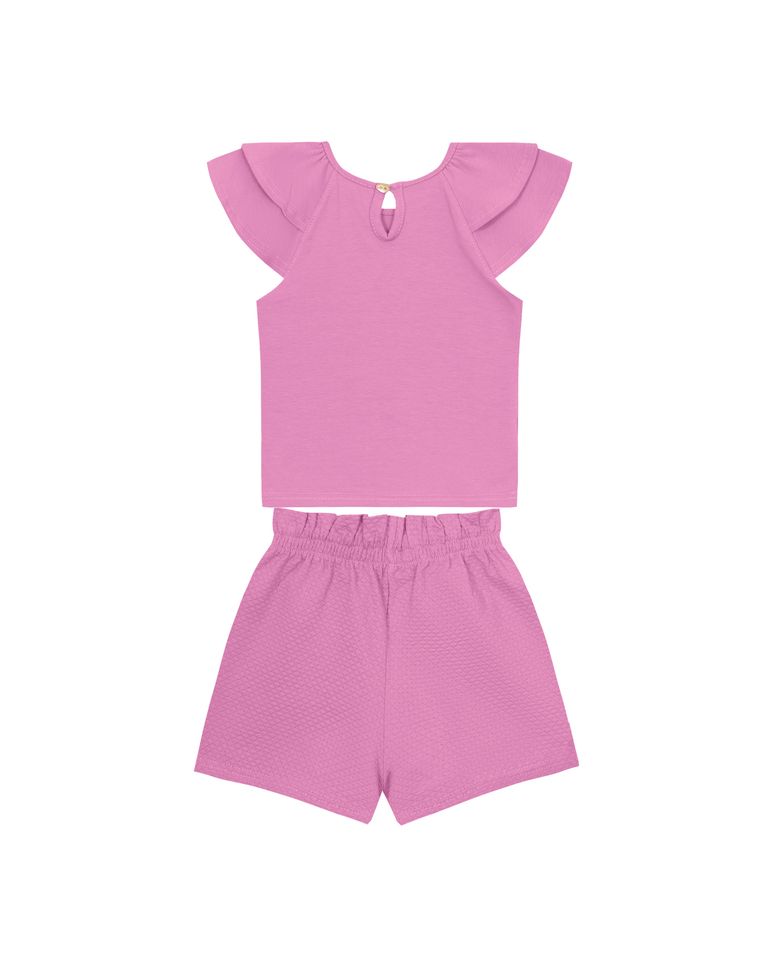 Conjunto Menina Lovely Little Things Em Algodão - Carinhoso