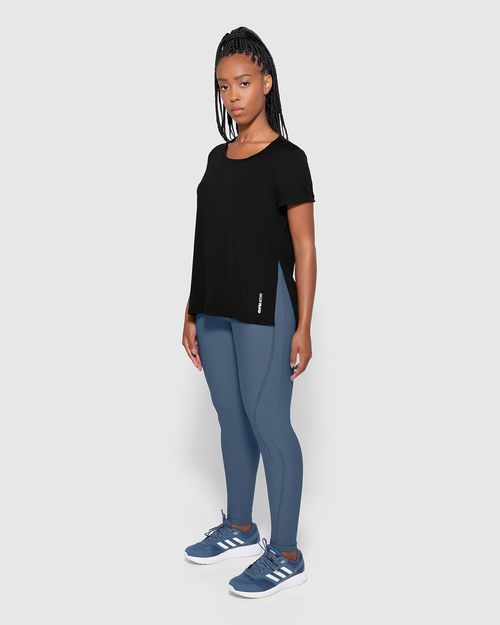 Blusa Slim Feminina Abertura Lateral Em Malha Dry - ENFIM