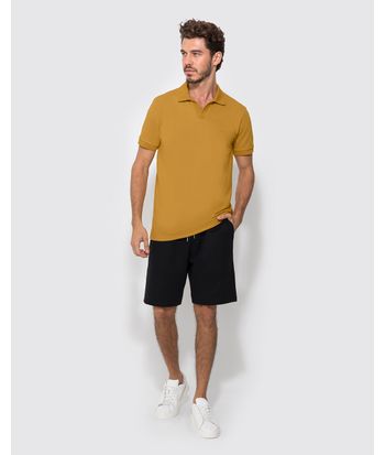 Camisa Polo Masculina Peitilho Retilínea Em Piquet Listrado - ENFIM