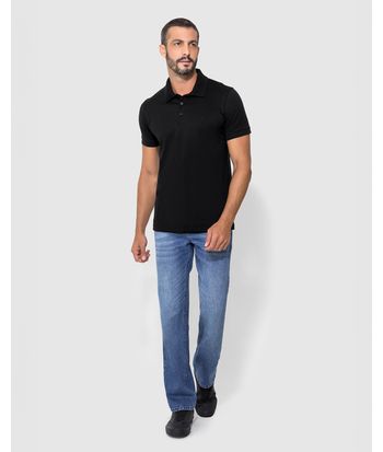 Camisa Polo Masculina Slim Em Algodão Pima - ENFIM