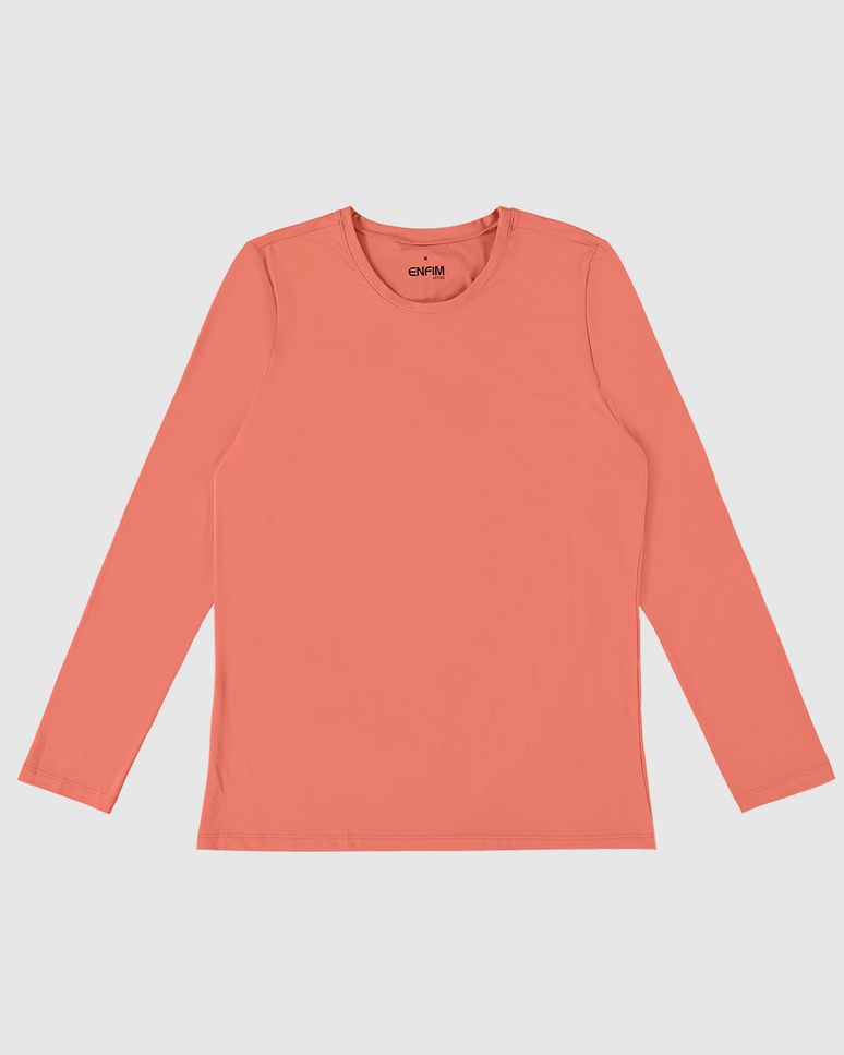 Camiseta Masculina Manga Longa Em Malha Com Proteção UV50+ - ENFIM