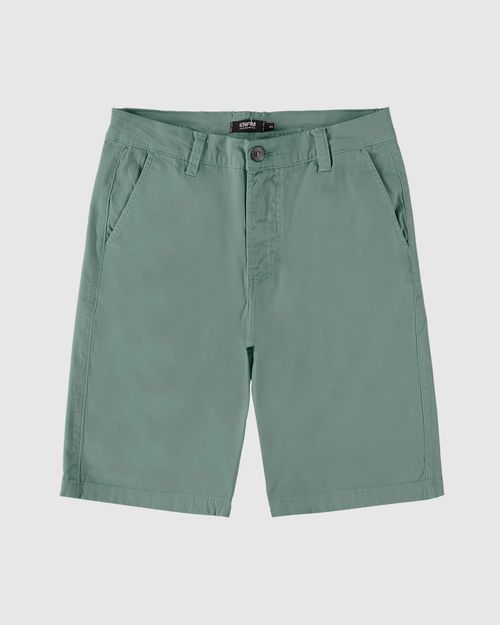 Bermuda Chino Masculina Cintura Média Em Sarja Com Elastano - ENFIM