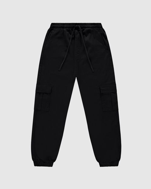 Calça Masculina Jogger Cargo Em Sarja Com Elastano - ENFIM