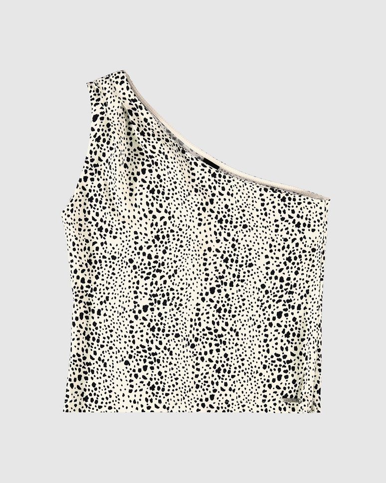 Blusa Feminina Animal Print Decote Ombro Só Em Viscose - ENFIM