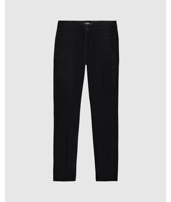 Calça Chino Masculina Bolso Faca Em Sarja Com Elastano - ENFIM