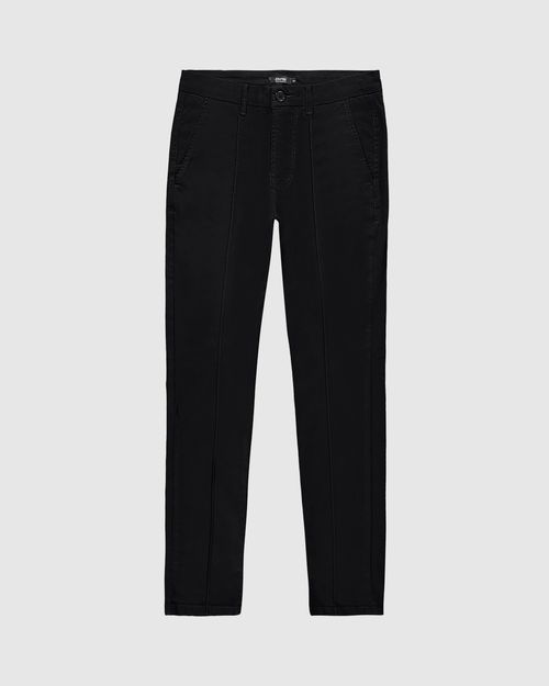 Calça Chino Masculina Bolso Faca Em Sarja Com Elastano - ENFIM