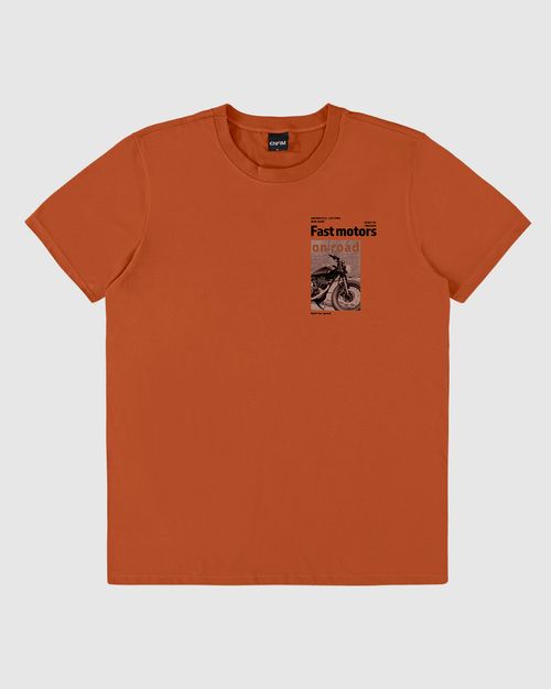 Camiseta Masculina Fast Motors Em Algodão - ENFIM