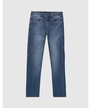 Calça Masculina Slim Em Jeans Com Elastano - ENFIM