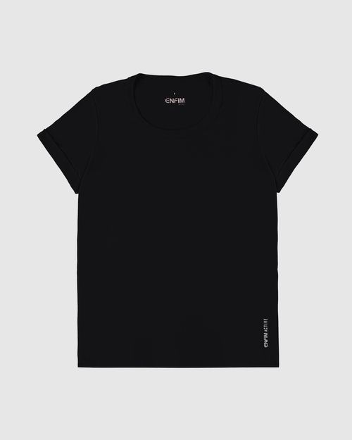 Blusa Slim Feminina Abertura Lateral Em Malha Dry - ENFIM