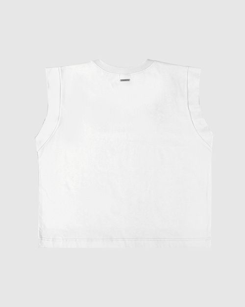 T-Shirt Feminina Muscle Tee Bordado Flor Em Algodão - ENFIM
