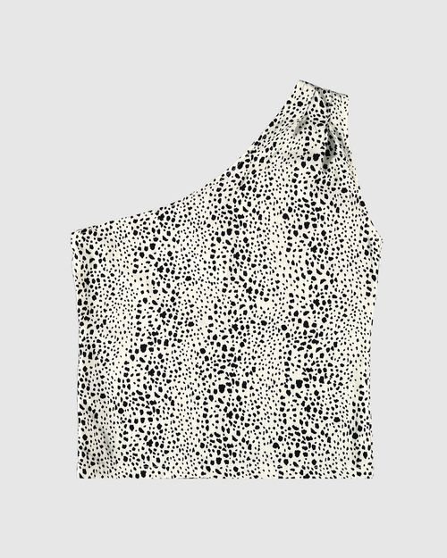 Blusa Feminina Animal Print Decote Ombro Só Em Viscose - ENFIM